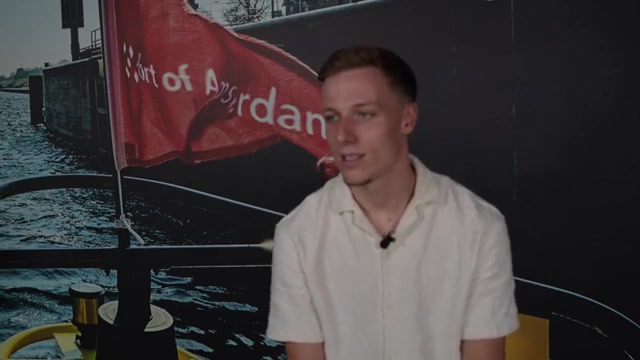 Daan Reiziger tijdens een eerder interview bij Telstar